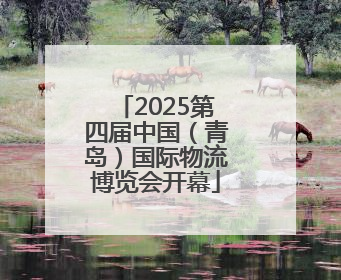 2025第四届中国（青岛）国际物流博览会开幕
