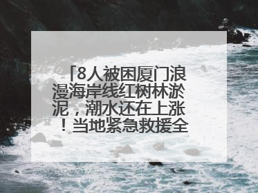 8人被困厦门浪漫海岸线红树林淤泥，潮水还在上涨！当地紧急救援全部脱困